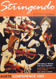 Australien - Stringendo, September 2002 - Magazin der Australian Strings Association (AUSTA)
